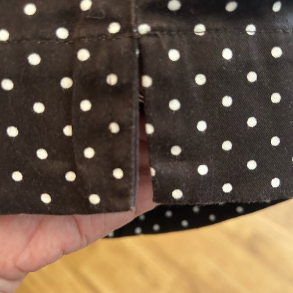 Ralph Lauren Active Brown Polka Dot Capri Pants. NWOT Size 14 - Picture 2 of 3